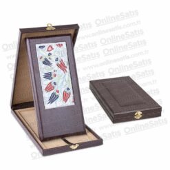 Vip Çinili Ahşap Plaket