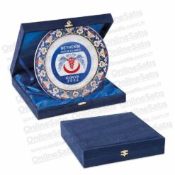 Porselen Tabak Plaket