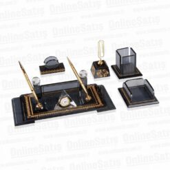 VIP Siyah Kristal Masa Seti Sümen Takımı