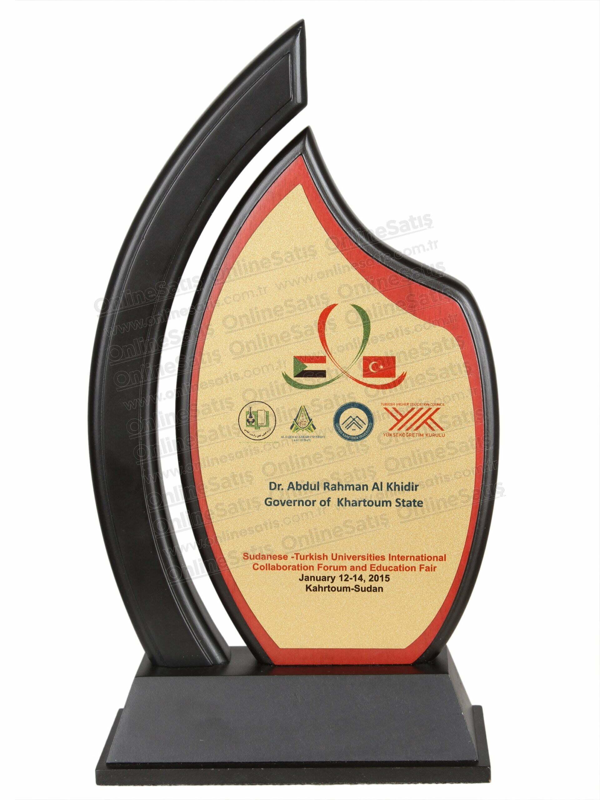 VİP Ahşap Hizmet ve Katkı Plaketi 2 VİP Ahşap Hizmet ve Katkı Plaketi - Görsel 2