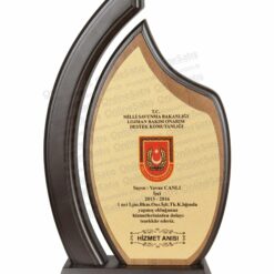 VİP Ahşap Hizmet ve Katkı Plaketi