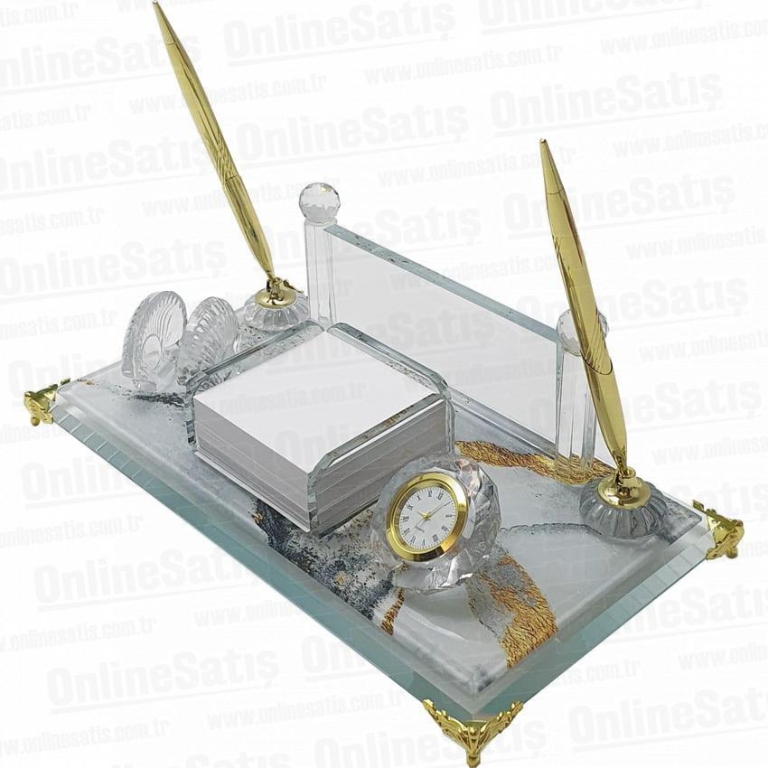 Kristal Beyaz Mermer Desenli Yeni Nesil Masa İsimliği 2 Kristal Beyaz Mermer Desenli Yeni Nesil Masa İsimliği - Görsel 2