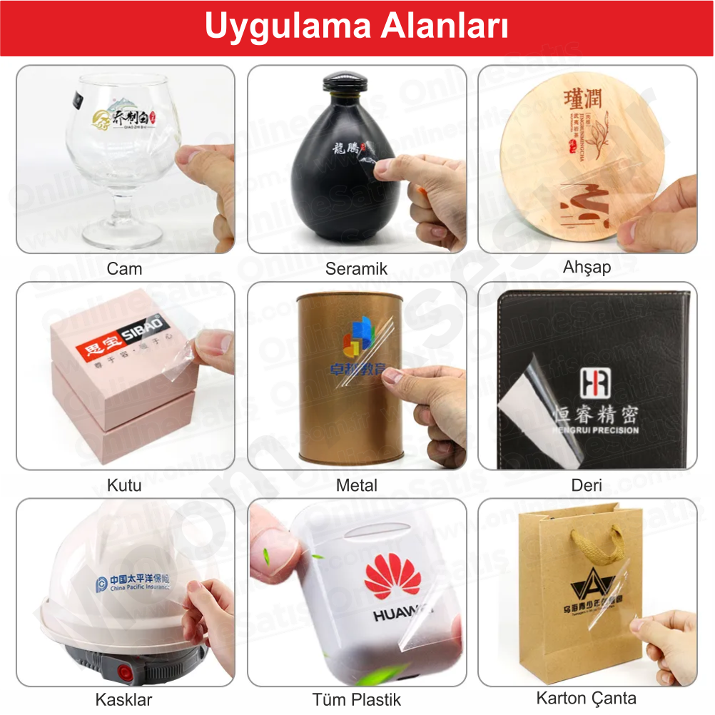 Dtf Soğuk Uv Etiket Baskı