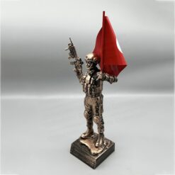 Alternative view of Kasklı Bayraklı Komando Heykeli (40 cm)