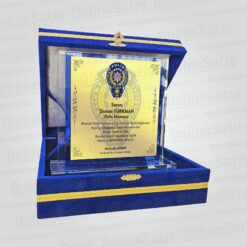 Alternative view of Polis Tayin Hizmet Anısı Kristal Plaket