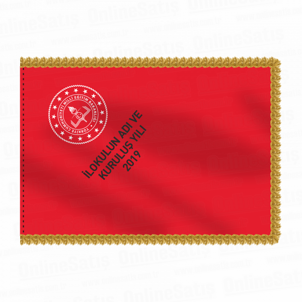 İlkokul Tören Flaması 1 İlkokul Tören Flaması