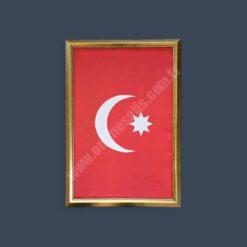 Classic Shop 13 Osmanlı Bayrağı Çerçeveli Tablo