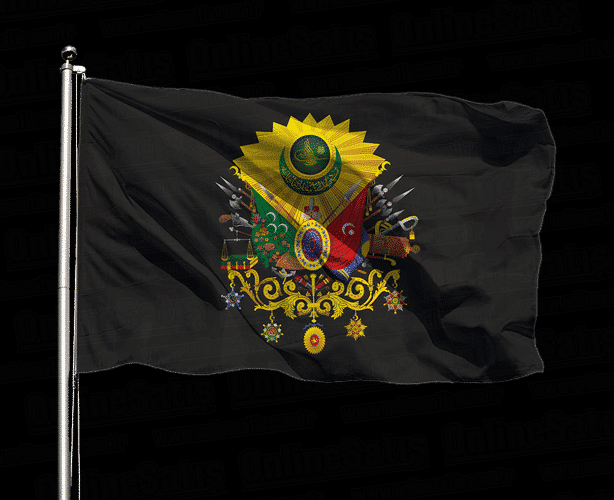 Osmanlı İmparatorluğu Arması Bayrağı 1 Osmanlı İmparatorluğu Arması Bayrağı