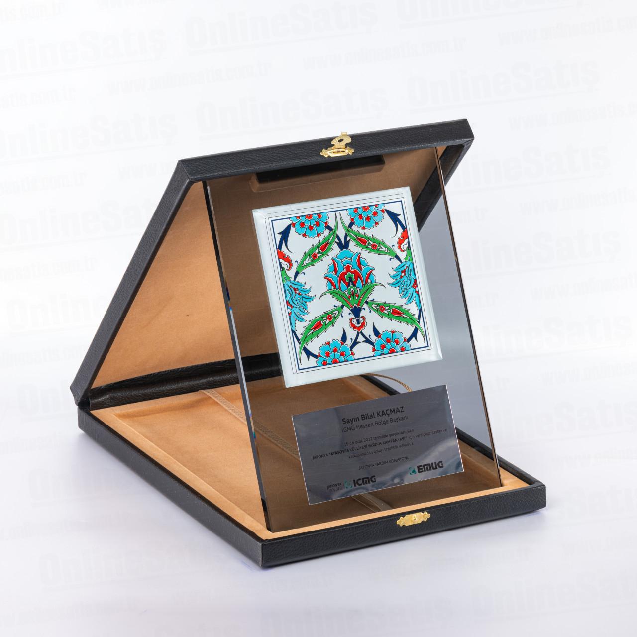 Özel Kutulu Cam Çinili Kristal Plaket PRT270 4 Albüm Kutulu Cam Çinili Kristal Plaket PRT270 - Görsel 1