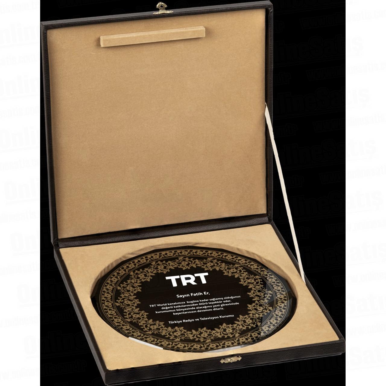 Kutulu Cam Tabak Kristal Plaket PRT276 5 Kutulu Cam Tabak Kristal Plaket PRT276 - Görsel 5