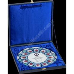 Kutulu Cam Tabak Kristal Plaket PRT288