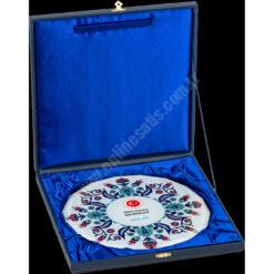 Kutulu Cam Tabak Kristal Plaket PRT289