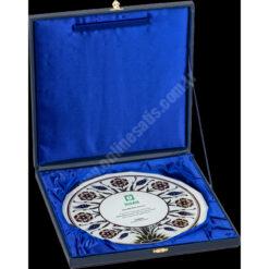 Kutulu Cam Tabak Kristal Plaket PRT290