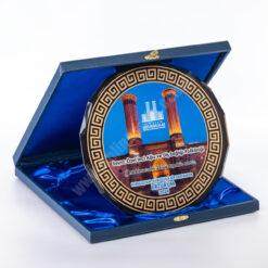Kutulu Cam Tabak Kristal Plaket PRT295