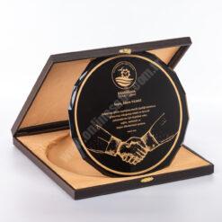 Classic Shop 30 Kutulu Cam Tabak Kristal Plaket PRT301