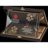 Cam Deri Kutulu Albüm Kristal Plaket PRT260 - Görsel 1