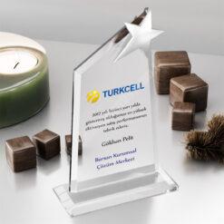 Y Kristal Plaket PRT106 Cam Ödül 5 Y Kristal Plaket PRT106 Cam Ödül