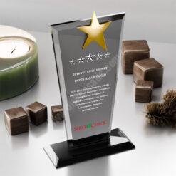 FY Kristal Plaket PRT115 Cam Ödül 5 FY Kristal Plaket PRT115 Cam Ödül