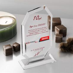 Kristal Plaket PRT122 Cam Ödül