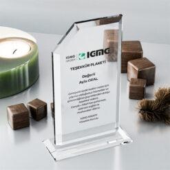 Kristal Plaket PRT126 Cam Ödül