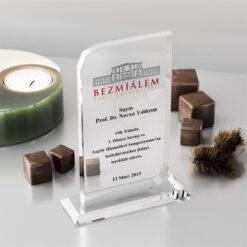 Classic Shop 21 Kristal Plaket PRT130 Cam Ödül