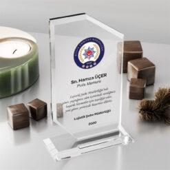 Kristal Plaket PRT132 Cam Ödül