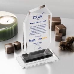 Classic Shop 22 Hediye Kristal Plaket Yaptırma PRT140 | Plaket Örnekleri - Görsel 1