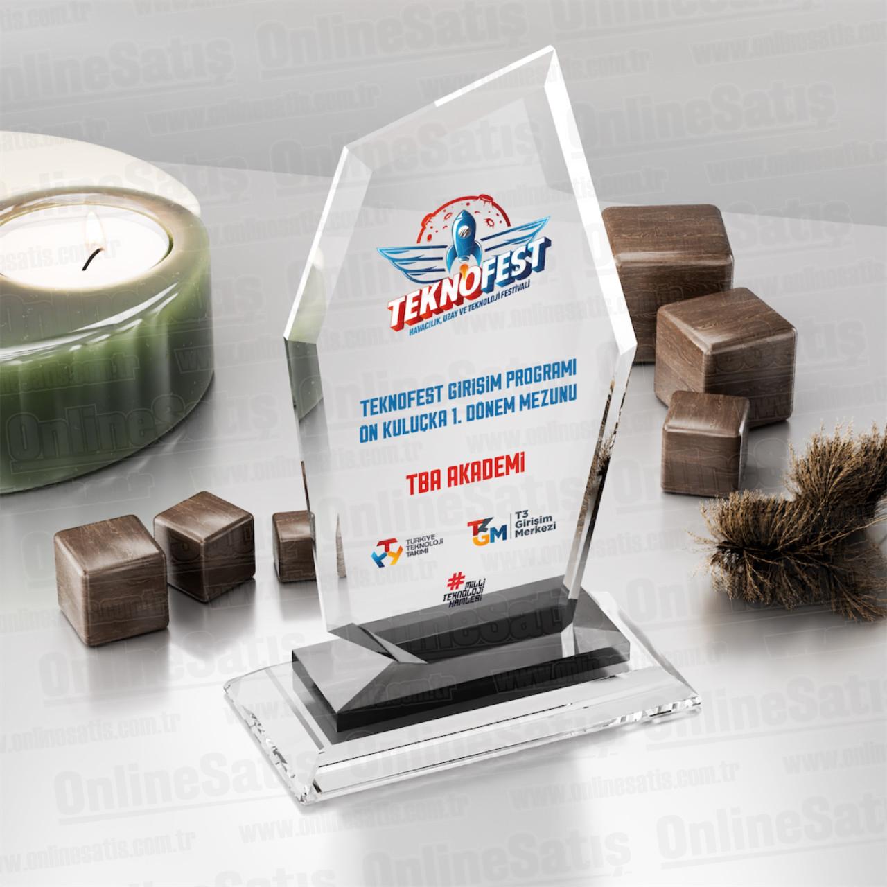 Hediye Kristal Plaket Yaptırma PRT141 | Plaket Örnekleri 3 Ürün Görseli 2