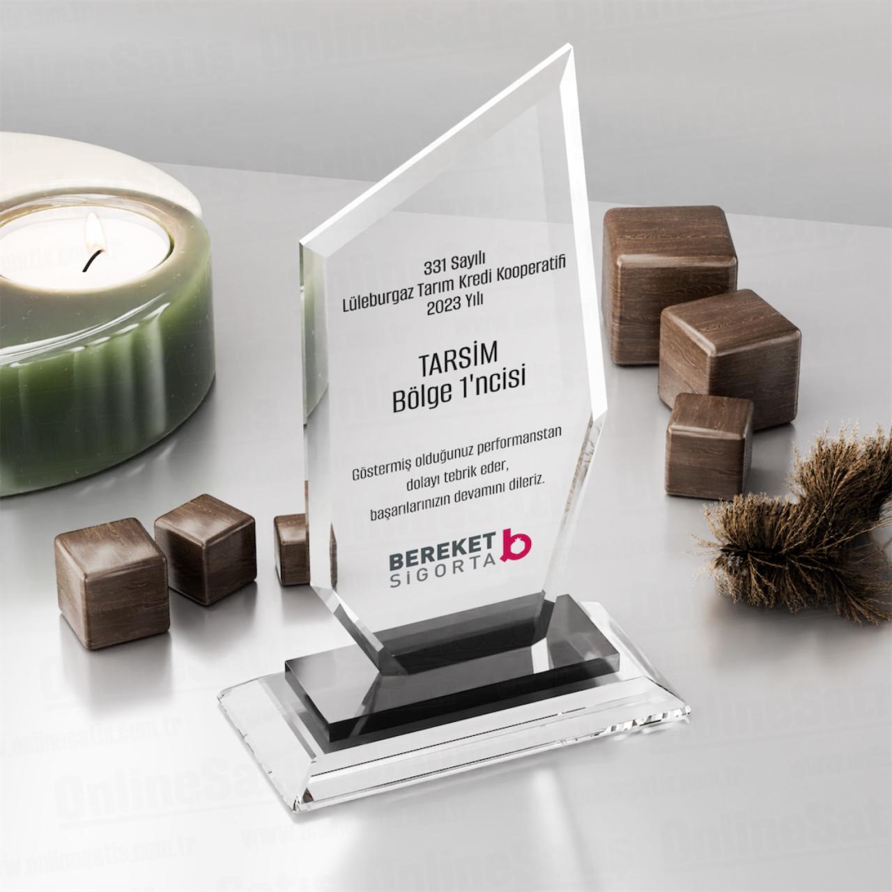 Hediye Kristal Plaket Yaptırma PRT142 | Plaket Örnekleri 1 Hediye Kristal Plaket Yaptırma PRT142 | Plaket Örnekleri - Görsel 1