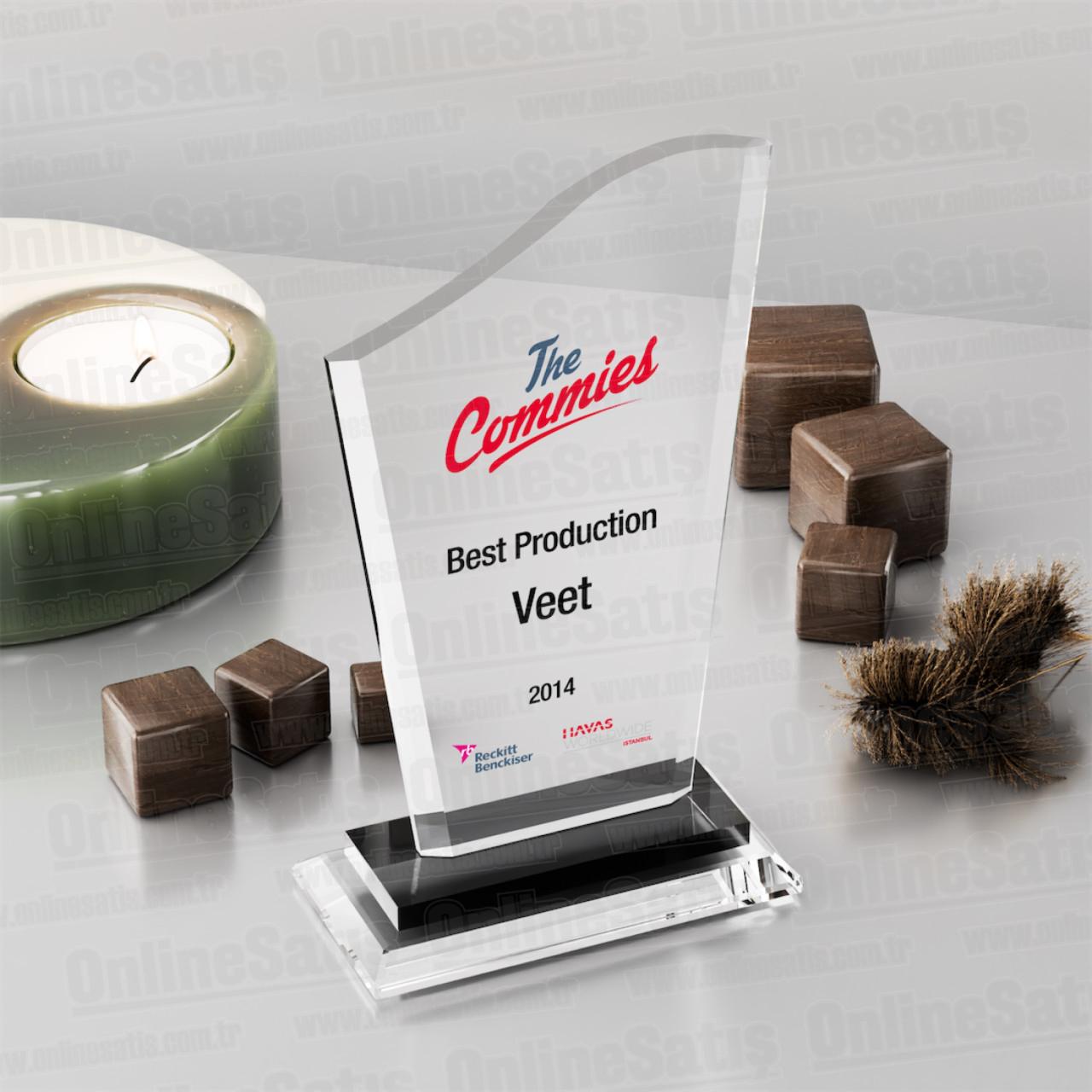 Hediye Kristal Plaket Yaptırma PRT144 | Plaket Örnekleri 3 Ürün Görseli 2