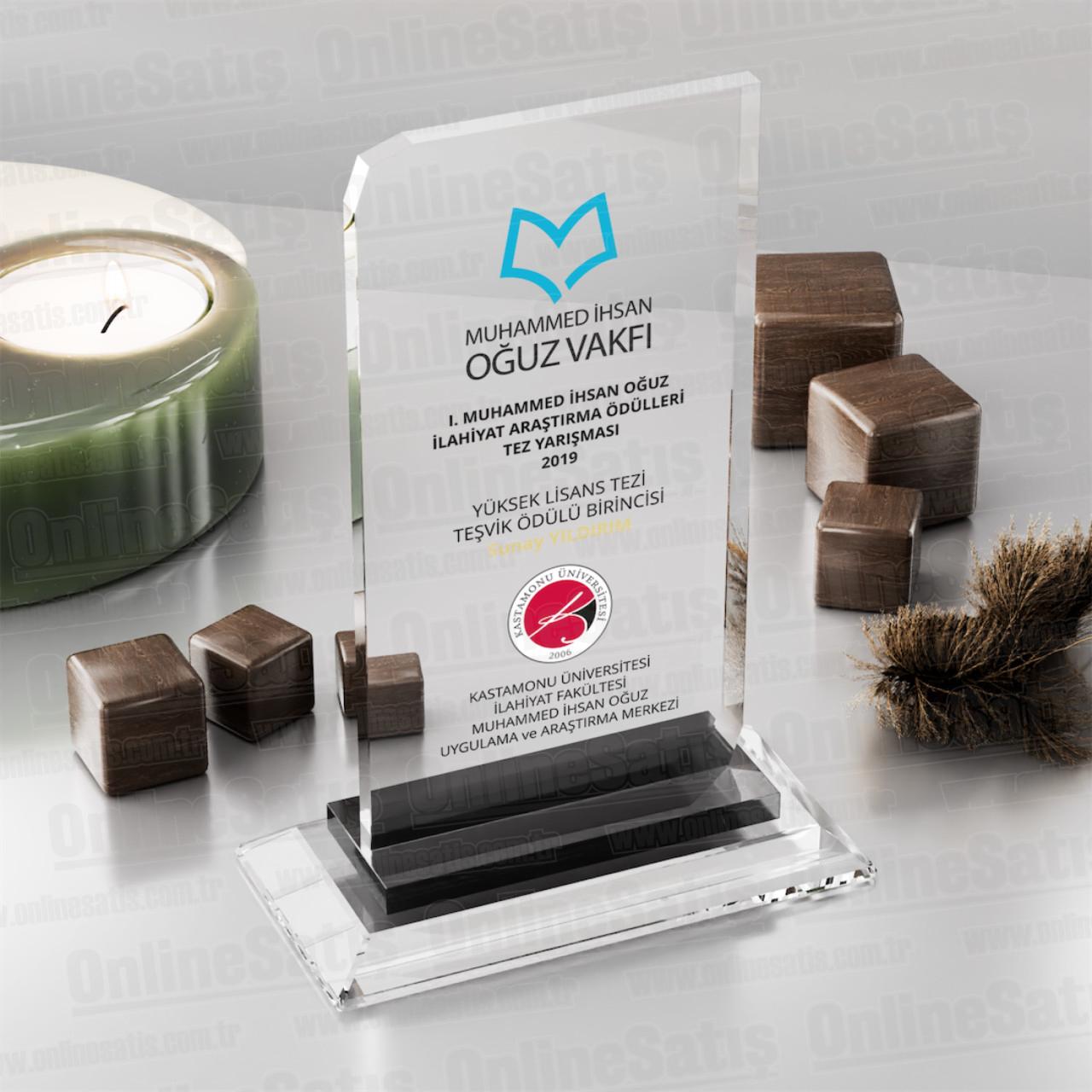 Hediye Kristal Plaket Yaptırma PRT145 | Plaket Örnekleri 3 Ürün Görseli 2