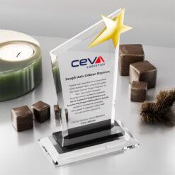 Hediye Kristal Plaket Yaptırma PRT146 | Plaket Örnekleri - Görsel 1