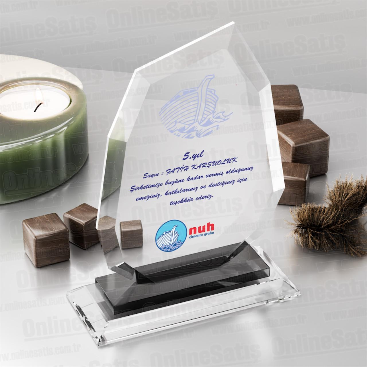 Hediye Kristal Plaket Yaptırma PRT149 | Plaket Örnekleri 1 Hediye Kristal Plaket Yaptırma PRT149 | Plaket Örnekleri - Görsel 1