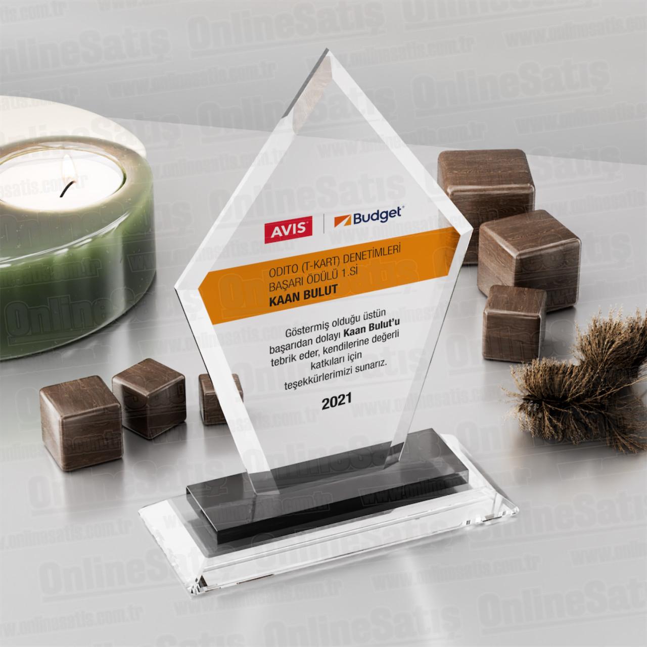 Hediye Kristal Plaket Yaptırma PRT150 | Plaket Örnekleri 3 Ürün Görseli 2