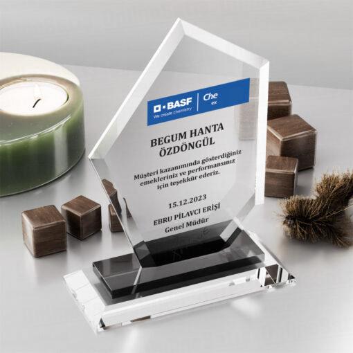 Hediye Kristal Plaket Yaptırma PRT151 | Plaket Örnekleri - Görsel 1