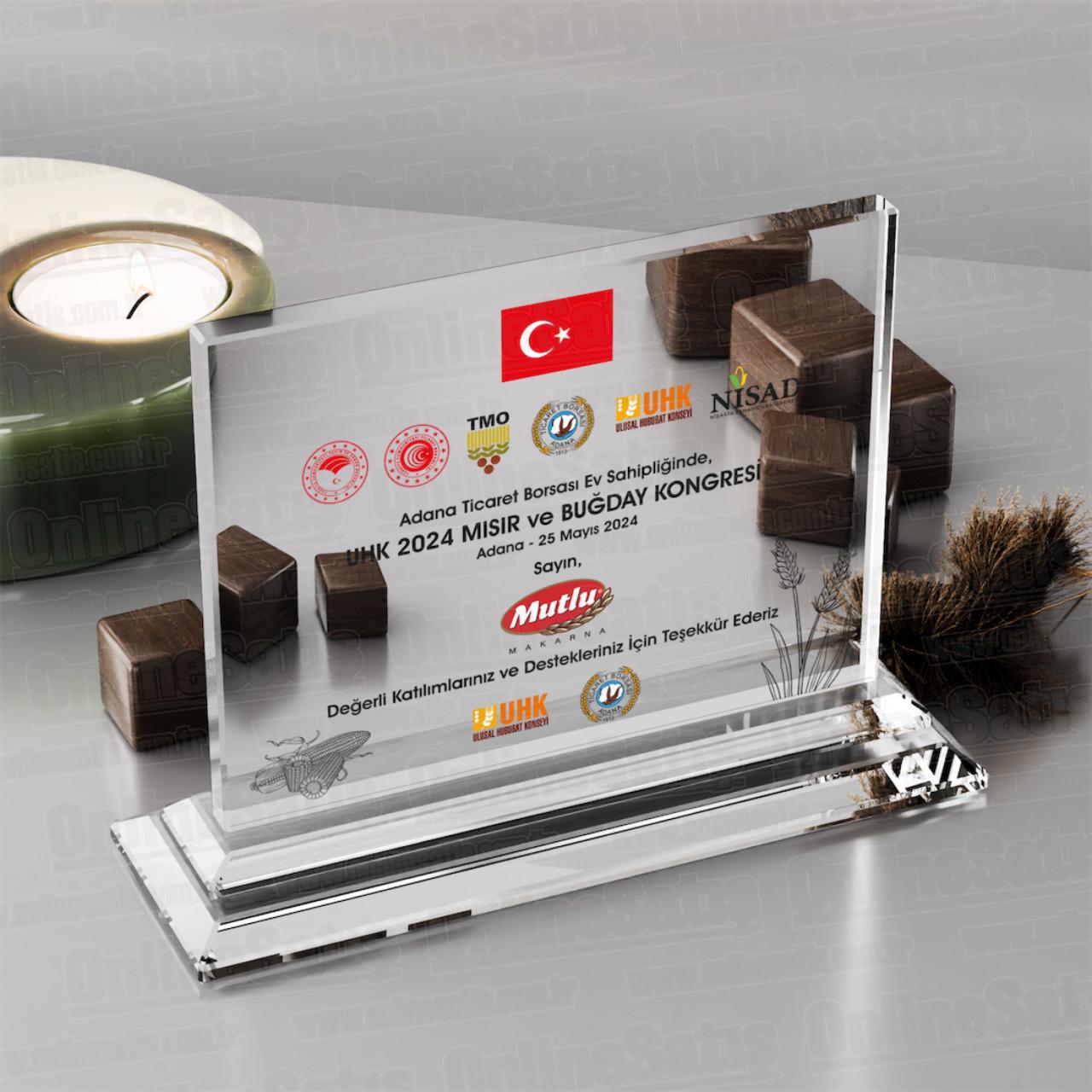 Hediye Kristal Plaket Yaptırma PRT155 | Plaket Örnekleri 1 Hediye Kristal Plaket Yaptırma PRT155 | Plaket Örnekleri - Görsel 1