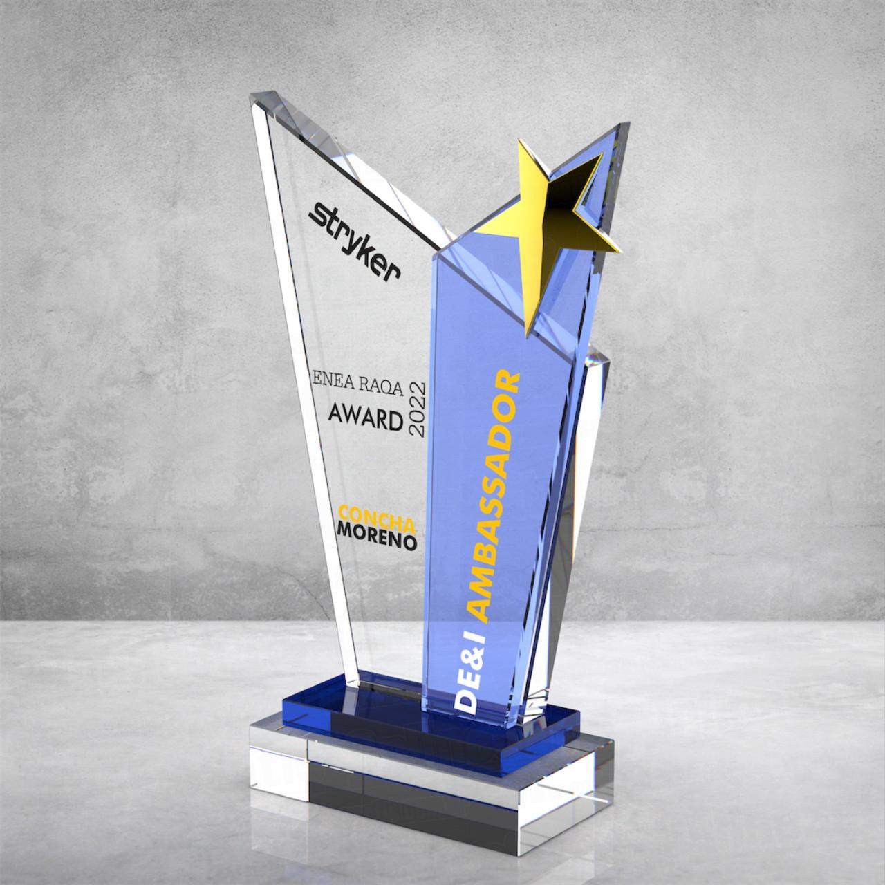 Dijital Baskılı Özel Mavi Camlı Kristal Plaket İmalatçısı PRT229 3 Dijital Baskılı Özel Mavi Camlı Kristal Plaket İmalatçısı PRT229 - Görsel 3