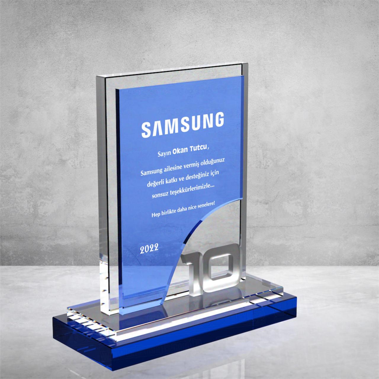 Dijital Baskılı Özel Mavi Camlı Kristal Plaket İmalatçısı PRT234 5 Dijital Baskılı Özel Mavi Camlı Kristal Plaket İmalatçısı PRT234 - Görsel 5