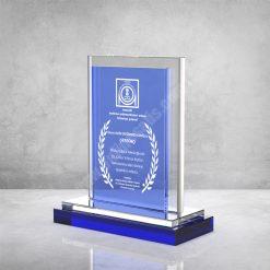 Classic Shop 14 Alternative view of PB892 Mavi Camlı Kristal Plaket