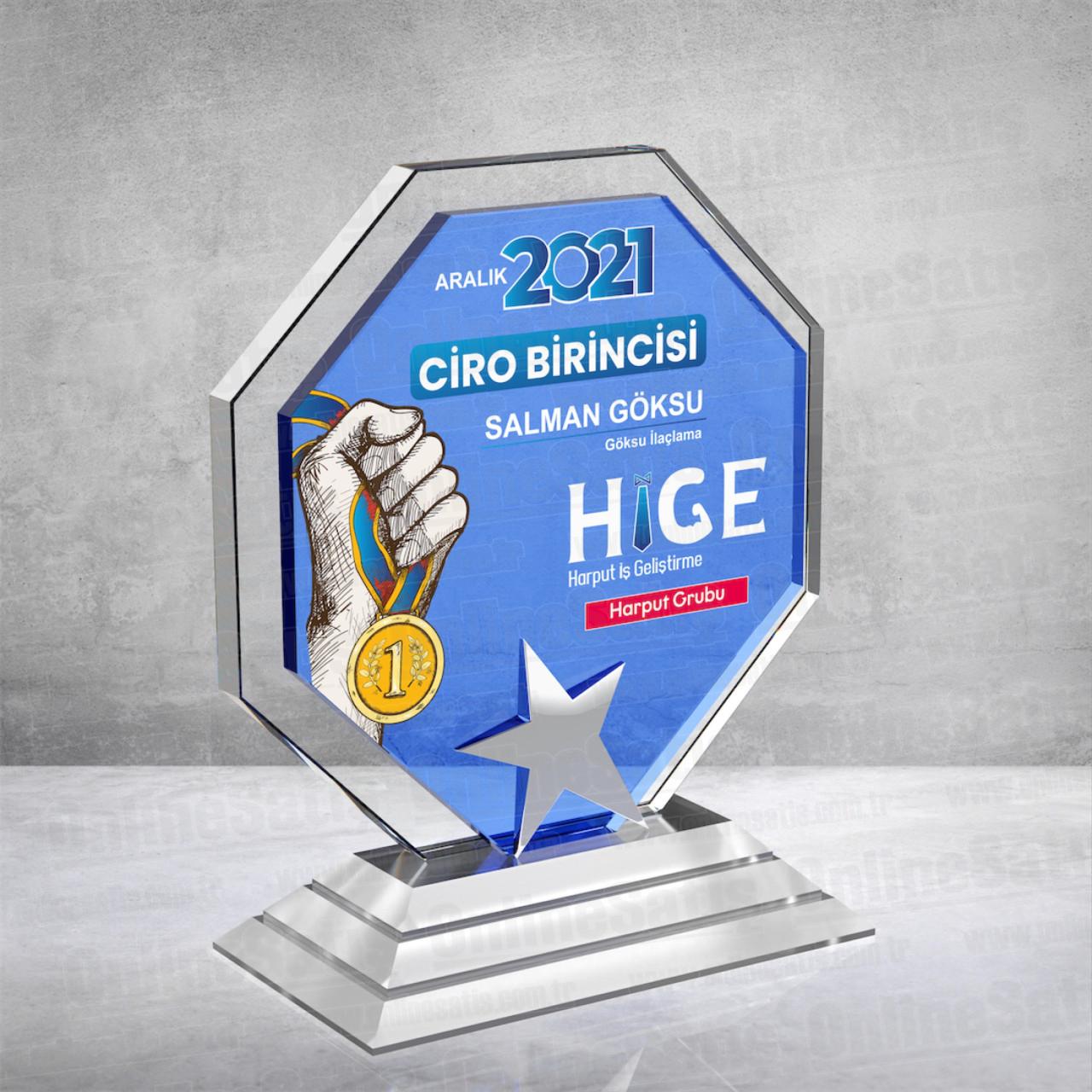 Dijital Baskılı Özel Mavi Camlı Kristal Plaket İmalatçısı PRT238 5 Dijital Baskılı Özel Mavi Camlı Kristal Plaket İmalatçısı PRT238 - Görsel 5