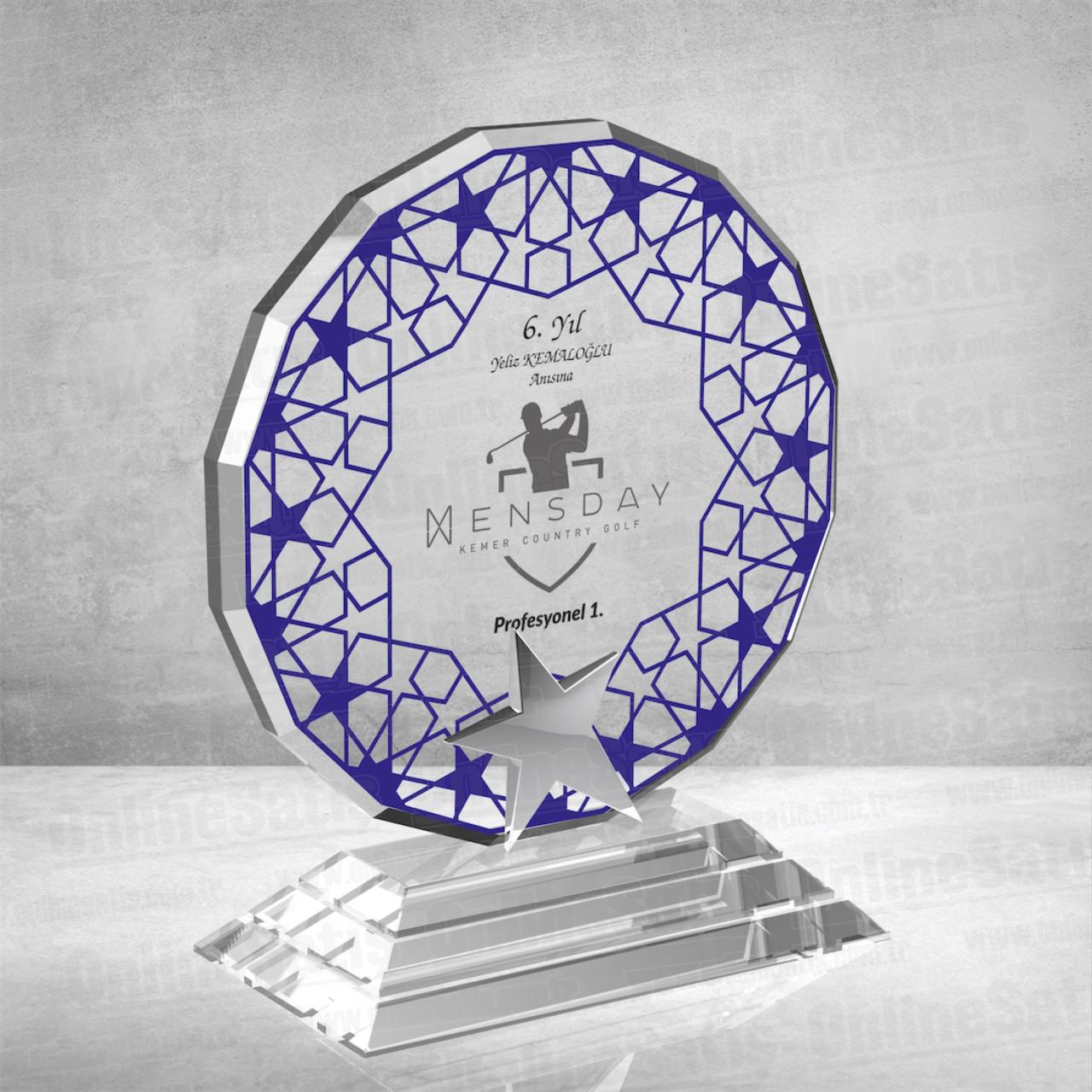 Dijital Baskılı Özel Mavi Camlı Kristal Plaket İmalatçısı PRT239 3 Dijital Baskılı Özel Mavi Camlı Kristal Plaket İmalatçısı PRT239 - Görsel 3