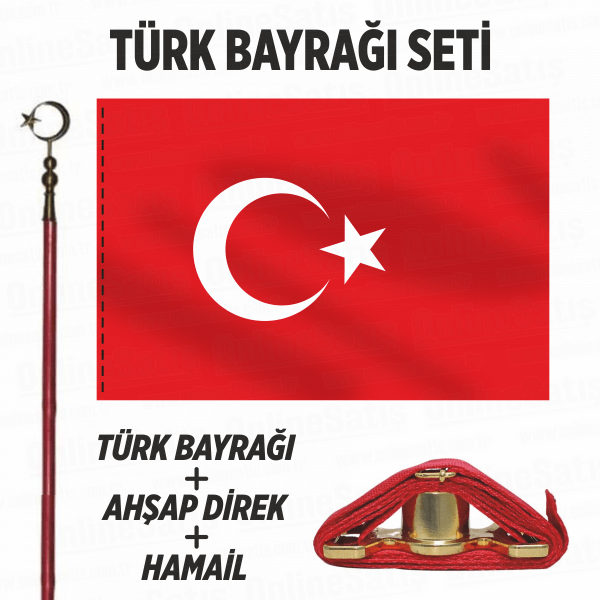 Tören Bayrağı Seti 1 Tören Bayrağı Seti