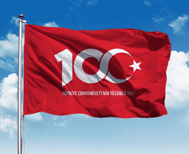 100. Yıl Bayrağı 2 100. Yıl Bayrağı