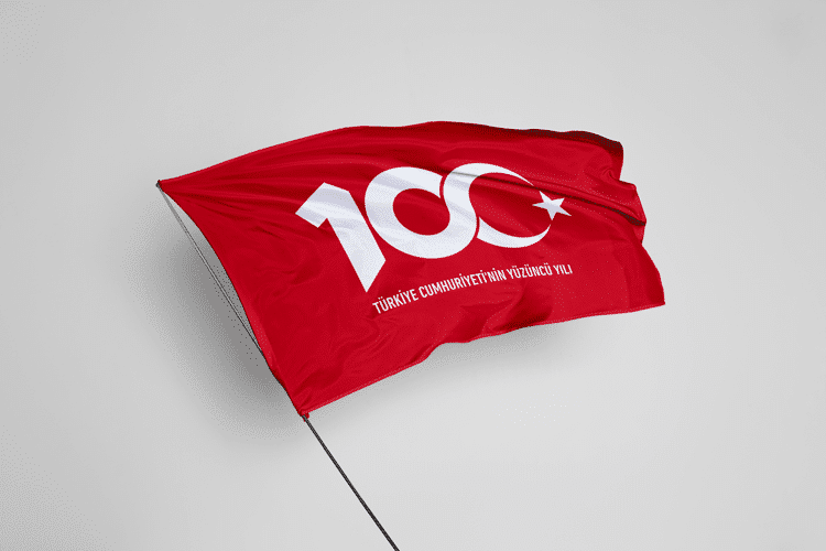 100. Yıl Bayrağı 6 100. Yıl Bayrağı