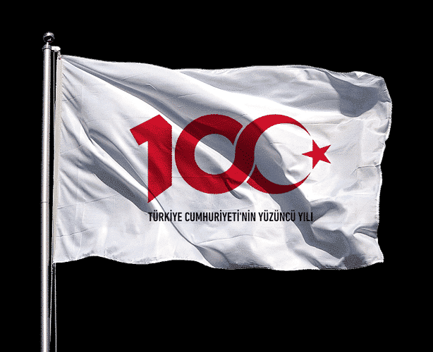 100. Yıl Bayrağı 1 100. Yıl Bayrağı