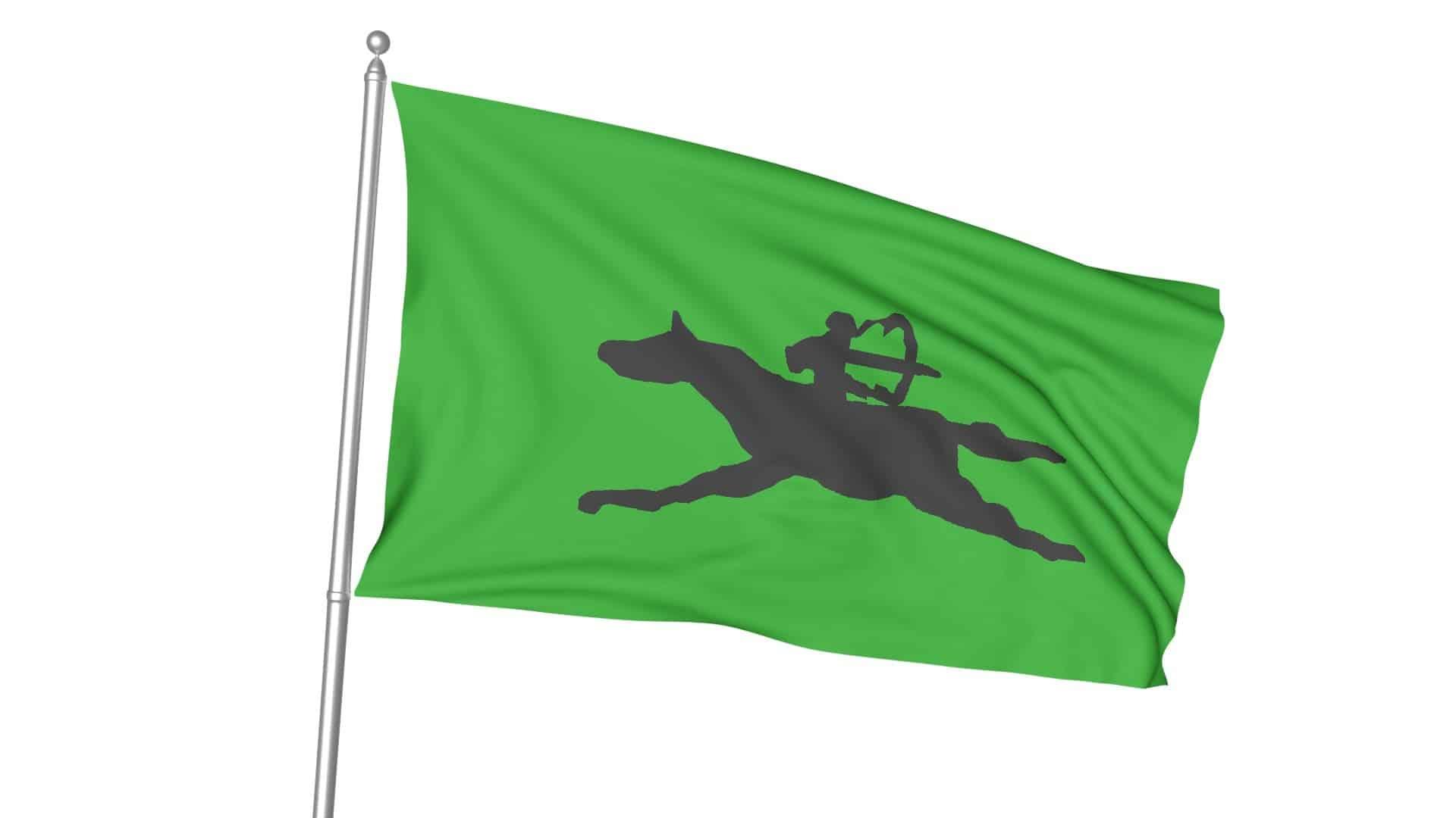 Avar Bayrağı 1 17 Türk Devletleri Gönder Bayrağı Seti