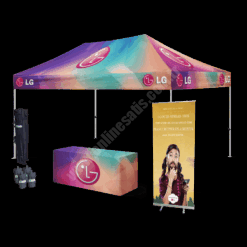 Baskılı Gazebo Çadır 3×4.5 m