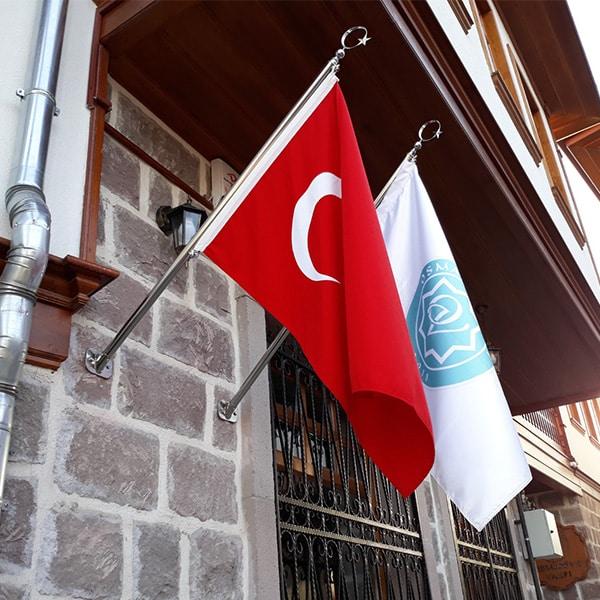 Duvar Tipi Bayrak Direği 150 cm 3 Duvar Tipi Bayrak Direği 150 cm