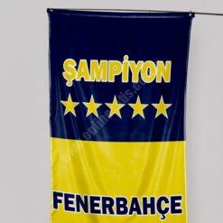 Fenerbahçe Büyük Bina & Balkon Bayrağı (Dikey Asma)