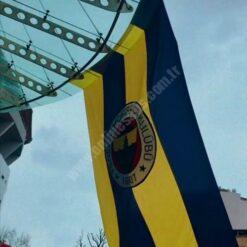 Fenerbahçe Büyük Bina & Balkon Bayrağı (Dikey Asma)